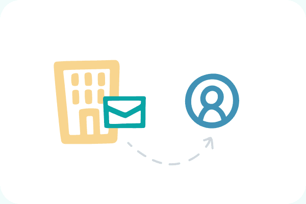 A bank emailing a loan offer to the user
